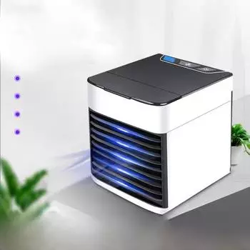 USB Mini Air Cooler Портативный настольный вентилятор охлаждения - Идеально подходит для студенческих общежитий и домашнего использования Second Generation