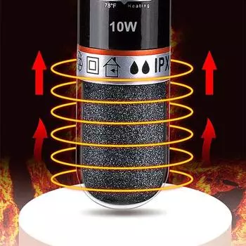 Usb Мини Аквариумный Нагревательный Стержень Для Небольшого Аквариума 26C Постоянная Температура Аквариумный Нагреватель Погружной Термостат Нагреватель 10 Вт