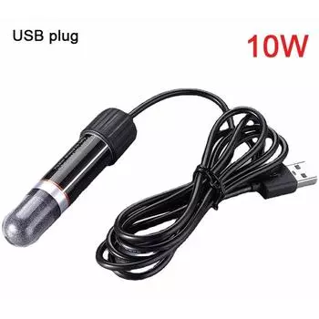 Usb Мини Аквариумный Нагревательный Стержень Для Небольшого Аквариума 26C Постоянная Температура Аквариумный Нагреватель Погружной Термостат Нагреватель 10 Вт