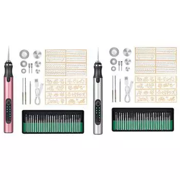 USB мини-беспроводная дрель DIY беспроводная электрическая дрель для ювелирных изделий из металла и стекла серебряный