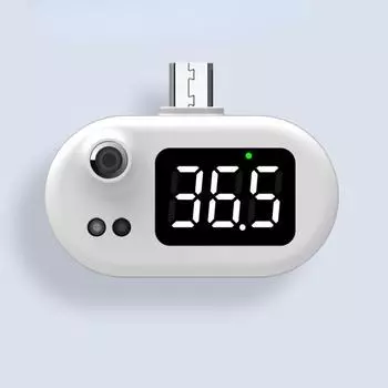 USB мини портативный термометр для смартфона бесконтактный инфракрасный термометр подходит для IPhone Android Type-C For Iphone