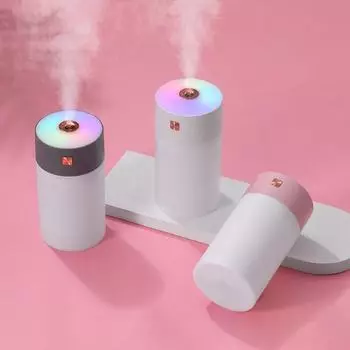 USB Mini Rainbow Cup Автомобильный увлажнитель воздуха - Ароматерапия в подарок no plating белый
