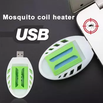 USB Mosquito Killer Электрический отпугиватель комаров Портативный безопасный летний обогреватель для сна Репеллентный нагреватель благовоний для насекомых