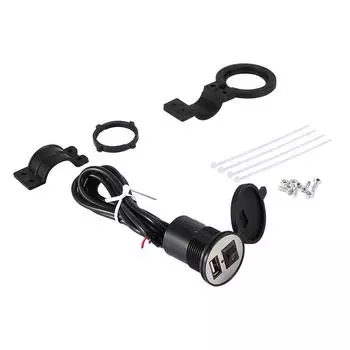 USB мотоцикл мобильный телефон блок питания зарядное устройство водонепроницаемый порт розетка 12 В