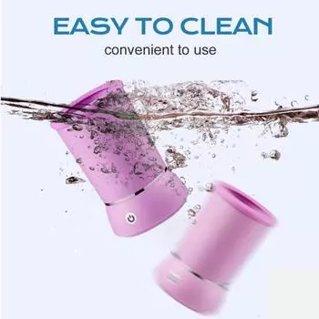 USB-моющее устройство для лап Yousheng Dog Paw Cleaner, автоматическое устройство для мытья лап домашних животных, чашка для чистки грязных лап для маленьких, средних и больших кошек/собак розовый