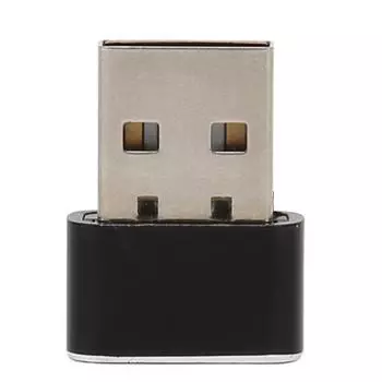 USB-мышь Mover Tiny Undetected с отдельными кнопками включения и выключения режима, поддерживает 3 трека, Plug and Play чёрный