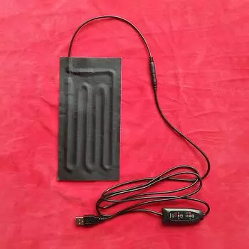 USB-нагреватель Электрическая грелка Подставка для обогрева Термобелье Подогрев для улицы Мобильный чёрный