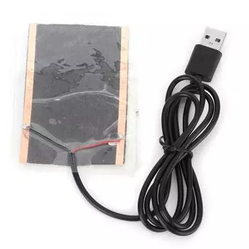 USB нагревательная пленка, устойчивый к изгибу нагреватель из углеродного волокна, подходит для перчаток рептилий