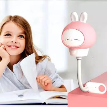 USB Night Light LED Chlidren Cute Cartoon Night Lamp Bear Chick Kitten Remote Control for Baby Kid Bedroom Decor Bedside Lamp оранжевый