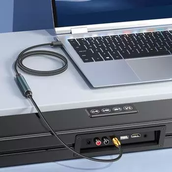 USB-оптический звуковой адаптер USB-оптоволоконный звуковой порт SPDIF преобразователи кабель для подключения компьютера ноутбука