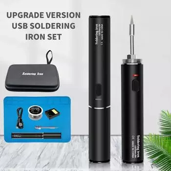Usb паяльник 5V Мини Удобный Регулируемая Температура Домашние Инструменты Diy Ручной Радио Паяльник Набор