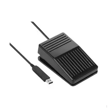 USB Педаль управления ногой Педаль действия Препрограммируемая 10x6,3x4,2см Многоцелевая для Hid Аксессуары для ПК