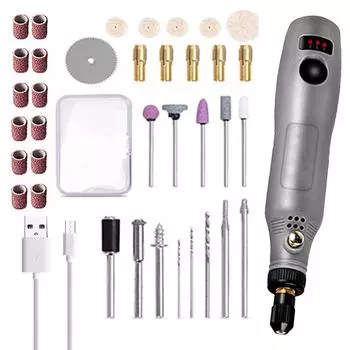 USB перезаряжаемая электрическая шлифовальная ручка беспроводной вращающийся инструмент мини электрический гравер гравировальные машины для дерева, стекла, камня резьба красный