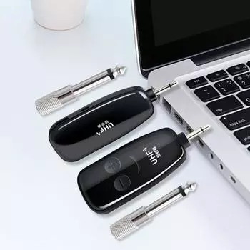 USB перезаряжаемая беспроводная гитара, комплект беспроводной системы передачи, черный комплект приемника УВЧ-излучателя разноцветный