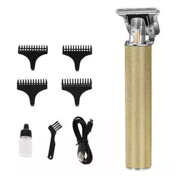 USB перезаряжаемый беспроводной триммер для волос профессиональная электрическая машинка для стрижки бороды