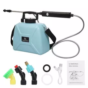 USB перезаряжаемый плечевой электрический садовый спринклер ручной электрический опрыскиватель для сельского хозяйства синий