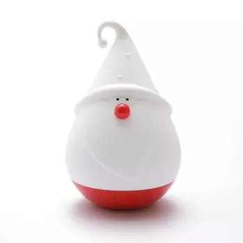 USB перезаряжаемый рождественский снеговик силиконовые ночники праздничные украшения лампа настольные украшения