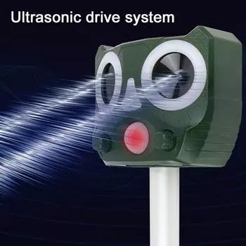 USB перезаряжаемый уличный водонепроницаемый привод для животных, устройство для вождения, солнечная энергия, PIR-сенсор, отпугиватель животных разноцветный