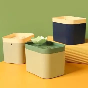 USB Pet Drinking Fountain 1.5L Automatic Pet Water Feeder Cat Water Dispenser Home фиолетовый