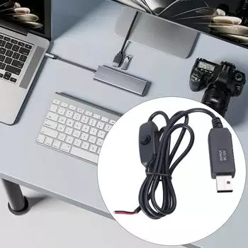 USB Pigtail 2-жильный кабель, USB 2.0 штекер 2pin провод DIY Pigtail кабель 12V 0.5A USB C кабель питания черный