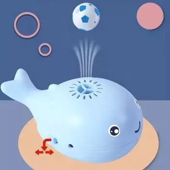 USB плавающий шарик, надувная игрушка, кит, развивающие игрушки, сенсорные игрушки для детей на открытом воздухе, рождественские подарки синий