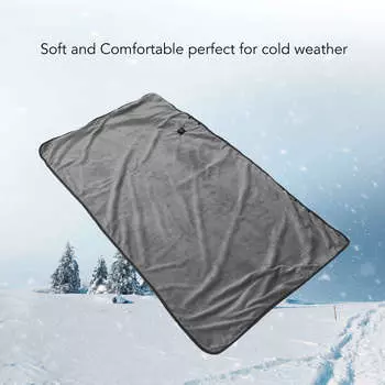 USB-подогреваемая шаль с регулировкой температуры, мягкая, удобная, с электроподогревом, для домашнего кемпинга в холодную погоду