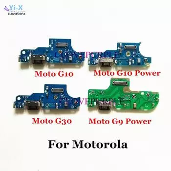 USB-порт для зарядки, док-станция для микрофона, соединительная плата, гибкий кабель для Motorola Moto G9 G10 Power G30, запасные части