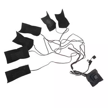 USB Портативная электрическая грелка для одежды, моющаяся, сохраняющая тепло, грелка для одежды, жилет