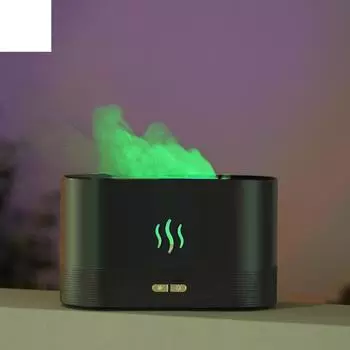 USB-распылитель пламени, ультразвуковой увлажнитель воздуха, создатель холодного тумана, светодиодный диффузор эфирного масла, лампа
