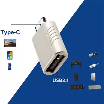 USB-разъем типа C «папа» USB-разъем «мама» типа C кабель-конвертер OTG-адаптер разъем адаптера