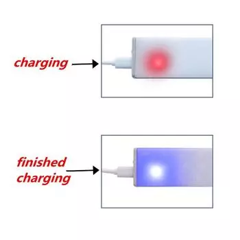 USB Rechargeable 68 LEDs Dimmable Under Cabinet Light PIR Motion Sensor Closet Night Lamp For Dormitory Kitchen Bedroom Lighting Warm White