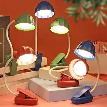 USB Rechargeable Clip- Book Light Book Lamp Adjustable Brightness Reading Lamp for Kids Sleep Aid Lights for Kindle