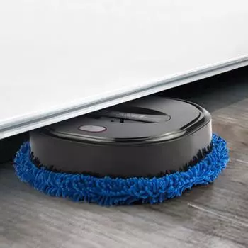 USB-аккумуляторная сухая влажная полностью автоматическая машина для мытья полов тонкий робот-пылесос для мытья полов для шерсти домашних животных белый