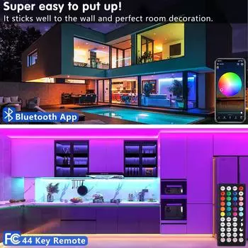 USB RGB неоновая светодиодная лента водонепроницаемая гибкая лента музыка синхронизация неоновые огни с управлением через приложение для домашнего помещения наружный декоративный светильник 1m