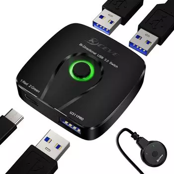 USB руководство для 2 USB USB переключатель 2 входа 1 1 вход 2 выхода ручной переключатель, двунаправленный, совместимый с 3.0, ПК, переключатель, 3.0, выход, (с переключателем)