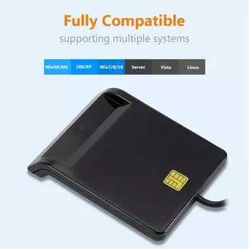USB-считыватель смарт-карт DNIE ATM CAC IC ID SIM-считыватель карт для Windows Linux /