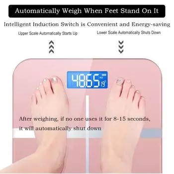 USB Smart Weight Scale Precision Weight Measurement Electronic Scales Weight Loss Weighting Device HD Display Digital Body Scales