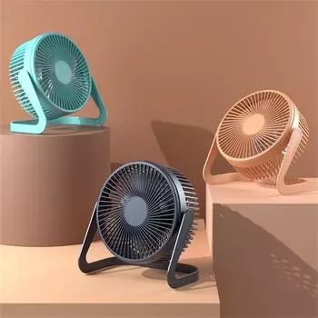 USB Strong Wind Silent MINI Fan Desk 360 Degree Rotatable Summer Cooling Portable Fan for Laptop Notebook Ofiice чёрный