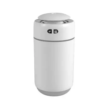 USB-светильник с меняющейся цветовой гаммой, электрический аромадиффузор, увлажнитель воздуха, 400 мл, для домашнего офиса темно-синий