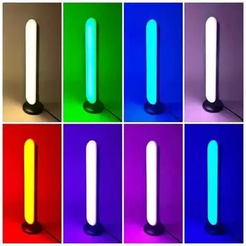 USB светодиодная панель RGB с изменяющимся цветом подсветки телевизора, пульт дистанционного управления, симфония, атмосфера, световые полосы, музыкальный ритм, фоновая лампа, декор