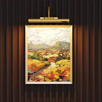 USB светодиодный настенный светильник современный золотой зеркало в ванной комнате внутренний настенный светильник картины светильники для ванной комнаты настенный светильник для гостиной Tricolor(3000-6500K)