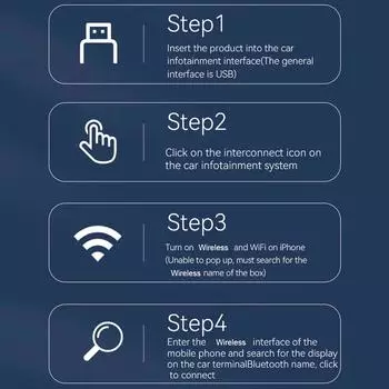 USB Type C 2 в 1 беспроводной адаптер Carplay Android Auto беспроводной автомобильный адаптер преобразует проводной Android Auto в беспроводной чёрный