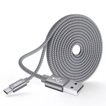 USB Type C Cable 3m CLEEFUN USB2.0 Type C Cable Long USB A to USB C Cable QC3.0 Compatible Charging Cord Type C Heavy Duty Nylon Compatible with Type-