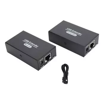 USB-удлинитель 262 фута по одному Ethernet Cat5e 6 7 USB RJ45 LAN-удлинитель с 4 USB 2.0 концентратором для UK PLUG