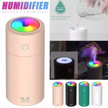 USB-увлажнитель для увеличения влажности, мини-портативный увлажнитель для офиса и дома чёрный