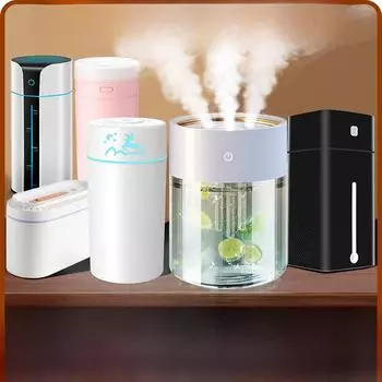 USB-увлажнитель воздуха большой емкости 2 л с тремя режимами распыления, бесшумная работа, идеально подходит для использования дома во время беременности и ухода за детьми 420ml