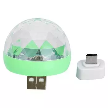 USB вечерние огни мини-шар звуковое управление красочный DJ свет для украшения клуба на день рождения свадьба