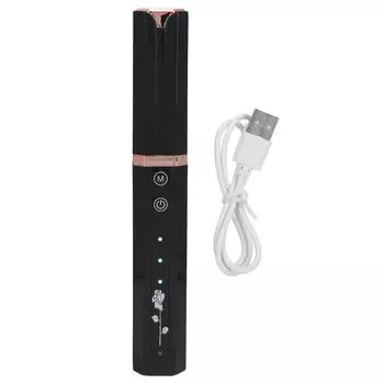 USB-зарядка, электрический нагреватель для завивки ресниц, портативный, долговечный инструмент для завивки ресниц, черный чёрный