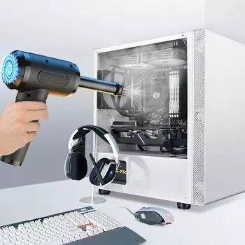 USB-зарядка для компьютера, бытовой воздуходувки, очистителя, автомобильного пылесоса высокой мощности, 50000 об/мин, портативный сжатый воздуходув