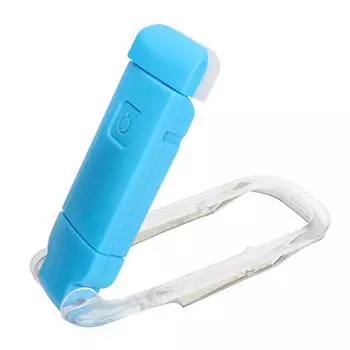 USB-зарядка для защиты глаз, офисная лампа, 3 режима освещения, пристегивающаяся лампа для чтения, легкая лампа для чтения, идеально подходит для чтения в путешествиях синий
